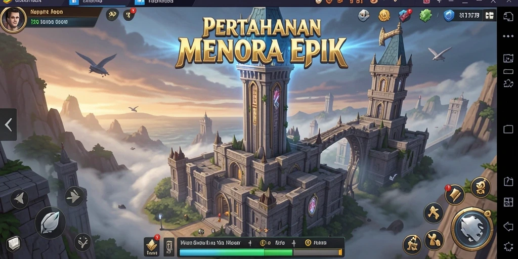 Screenshot gameplay 3178 menampilkan aksi menara pertahanan yang mendebarkan.
