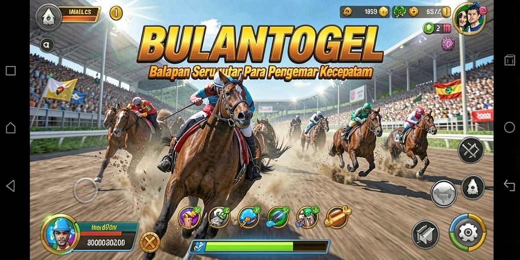 Gameplay seru dengan mobil balap di lintasan yang menantang.