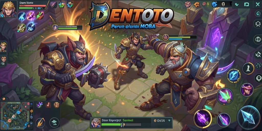 Tangkapan layar gameplay DENTOTO yang intens dan menegangkan.