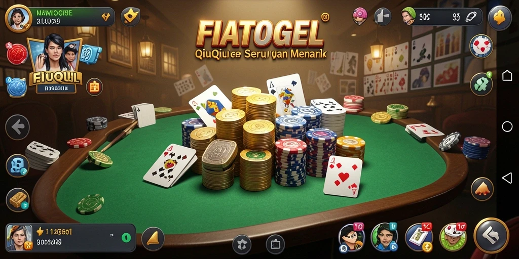 Tampilan gameplay QiuQiu yang menarik dan interaktif.