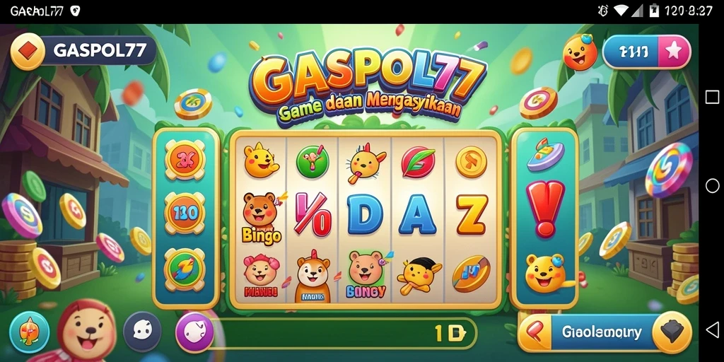 Screenshot gameplay GASPOL77 menampilkan aksi Bingo yang seru.