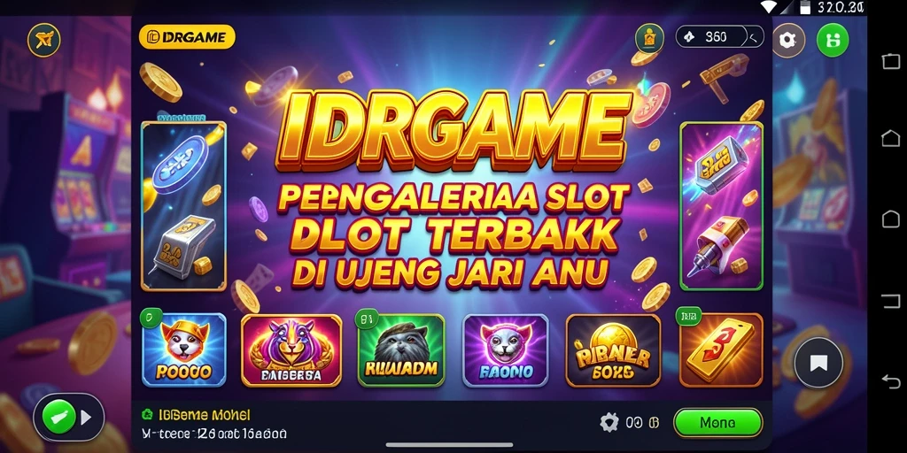 Screenshot IDRGAME memperlihatkan gameplay slot yang mengasyikkan.