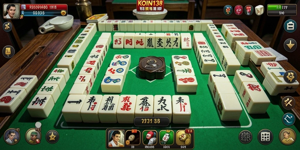 Screenshot gameplay <strong>KOIN138</strong> yang menunjukkan pengalaman seru bermain Mahjong.