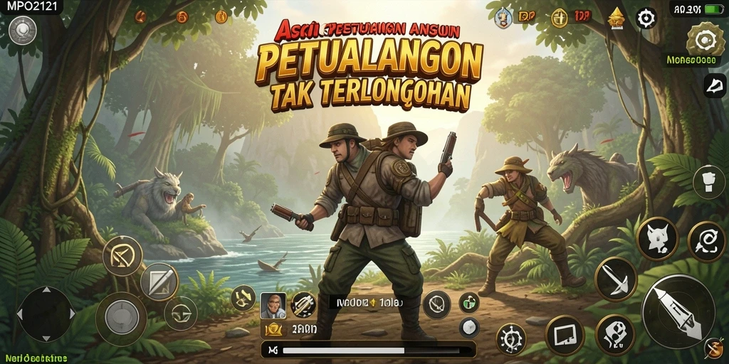 Tampilan gameplay MPO2121 yang penuh aksi dan tantangan seru.