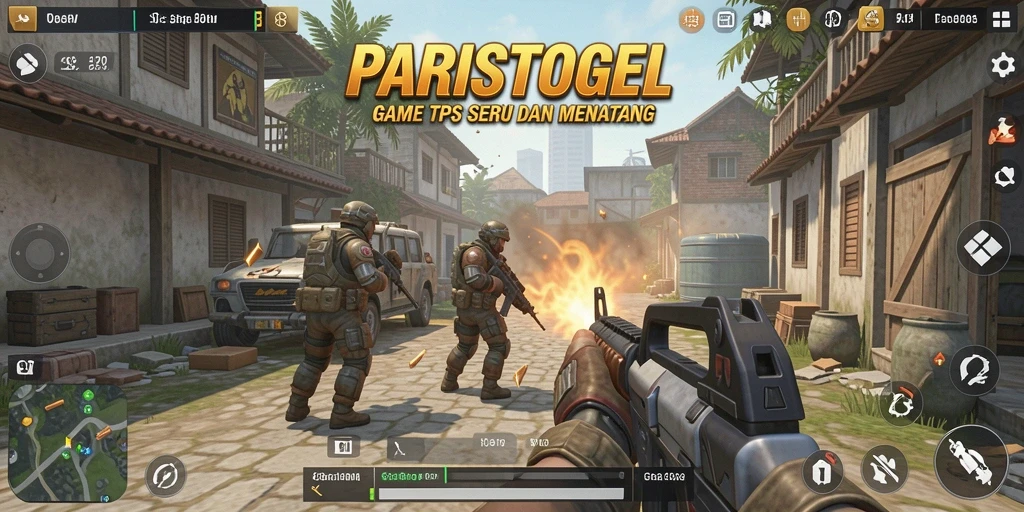 Tampilan gameplay seru dan intens di PARISTOGEL.