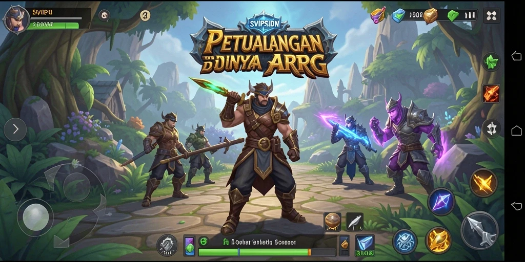 Tangkapan layar menunjukkan aksi mendebarkan dalam gameplay SVIPSIDN.