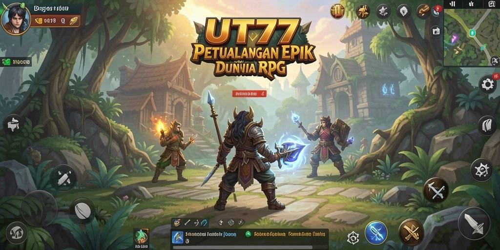 Tampilan gameplay UT77 yang memukau dan penuh aksi.