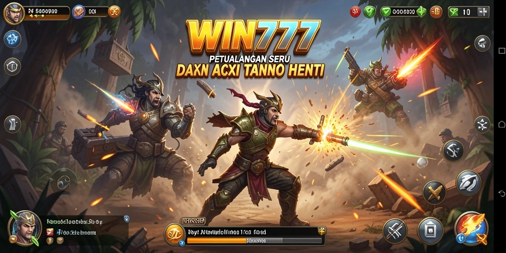 Tampilan gameplay aksi menakjubkan dari WIN777.